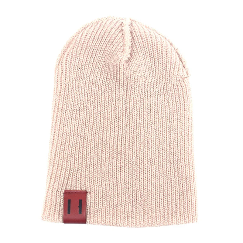 Gorro de malha elástica infantil, chapéu de bebê, acessórios infantis, meninas, meninos, inverno, primavera, 1-4 anos